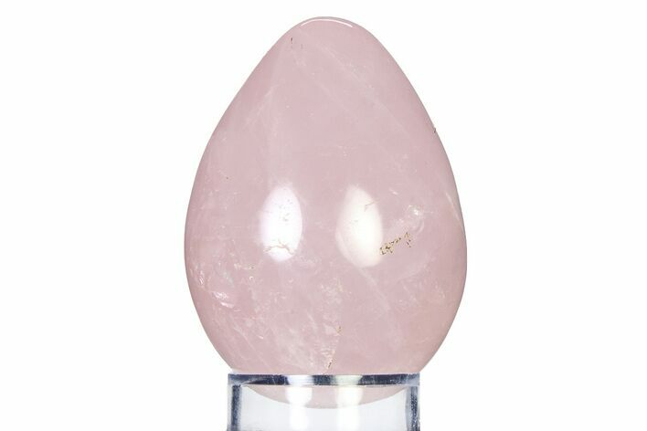 Polished Rose Quartz Egg - Madagascar #318295